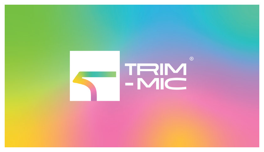 Trimmic logo on gradient